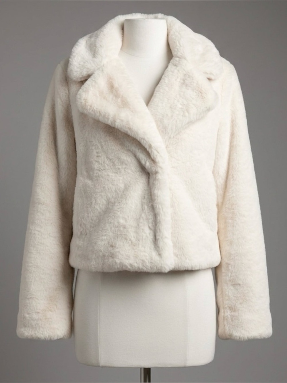 Faux Fur Mini Puffer